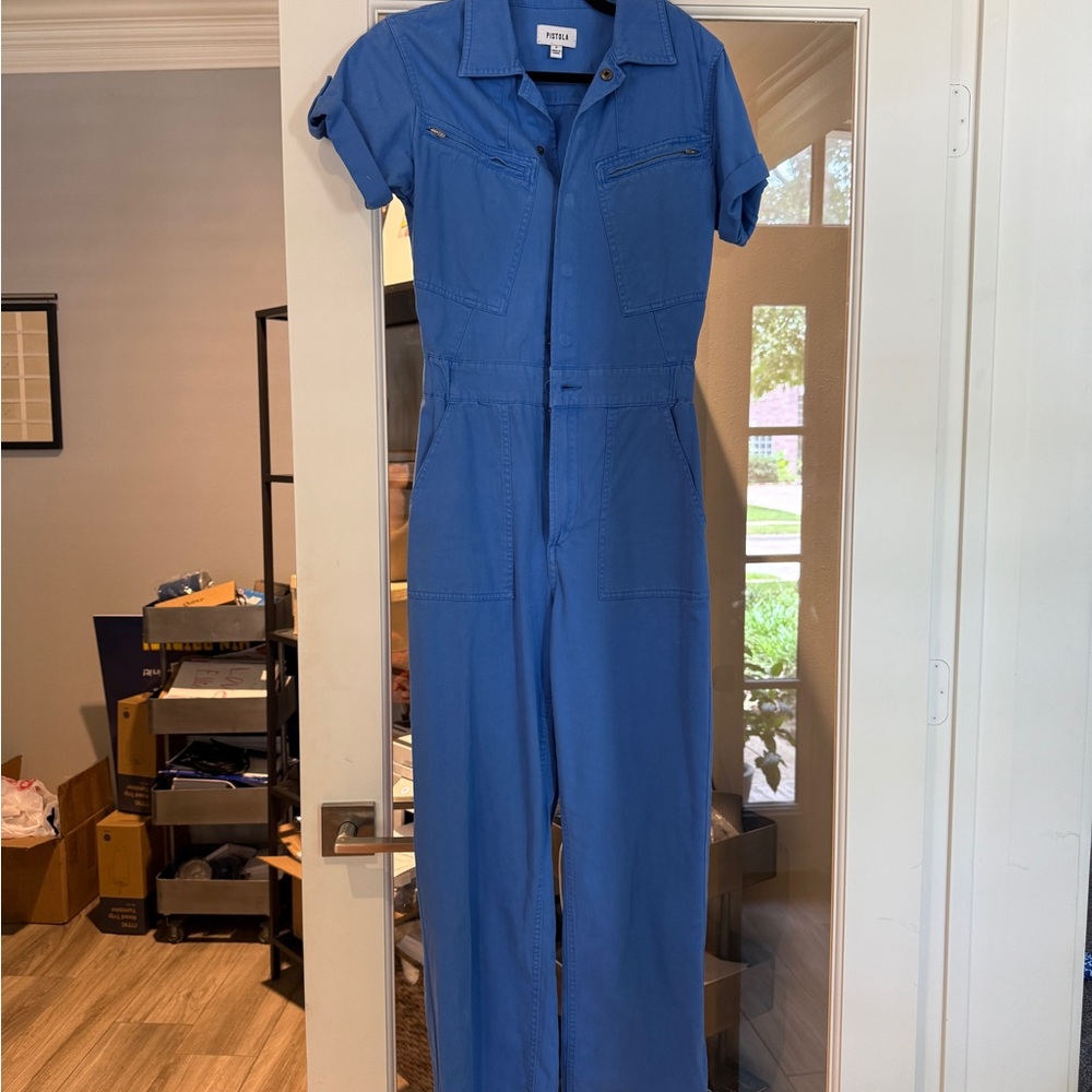Pistola Vibrant Blue Utility Jumpsuit